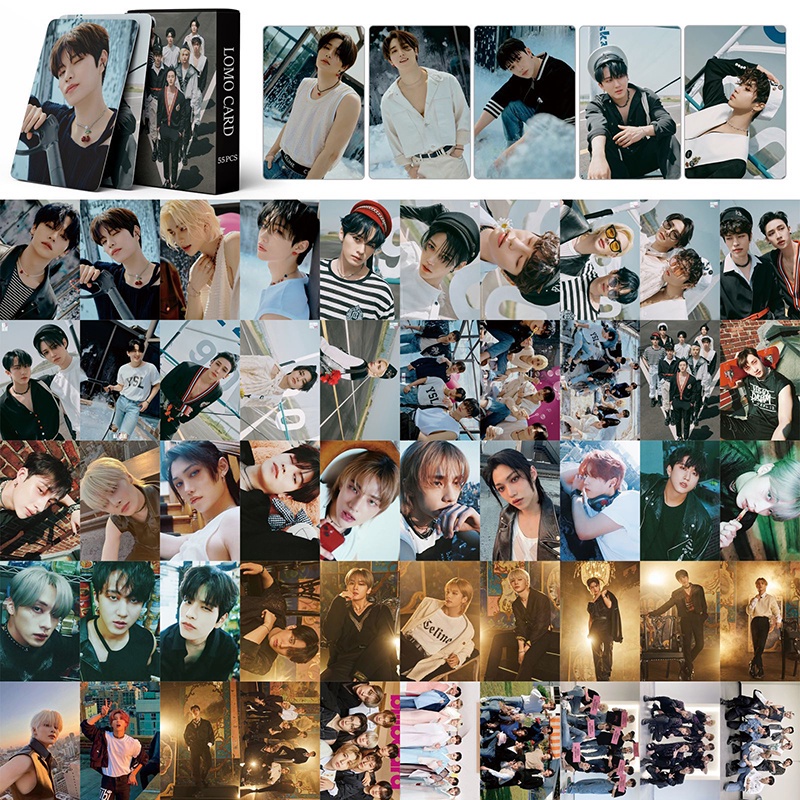 55pcs/box Stray Kids Photocard MAXIDENT LOMO Card Postcard Collection Card