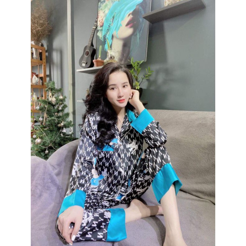 Lô pijama satin TD chuẩn hàng Qc nha khách - HÌNH THẬT MẨU MẶC - Sl có hạn Sỉ từ 5sp Hàng loại 1 nhé