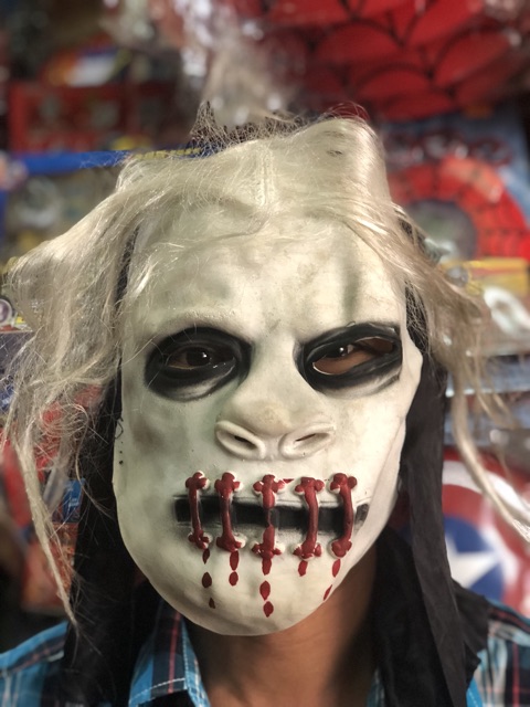 Mặt nạ ma bằng da cho lễ hội haloween