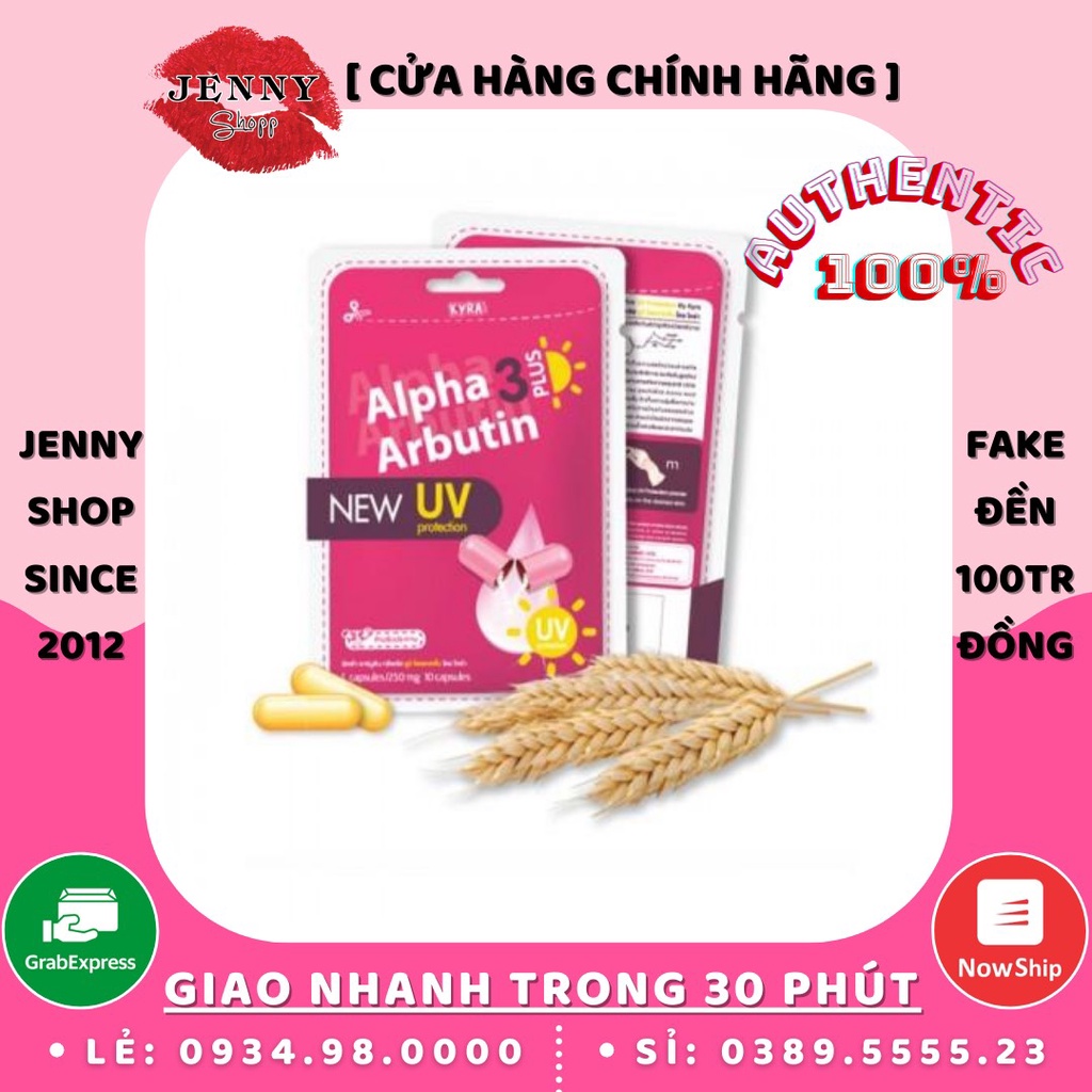 Viên Kích Trắng Da Alpha Arbutin 3 Plus Thái Lan
