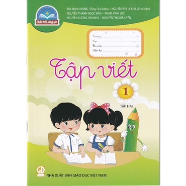 Vở Tập Viết Lớp 1, Lớp 2 Chân Trời Sáng Tạo