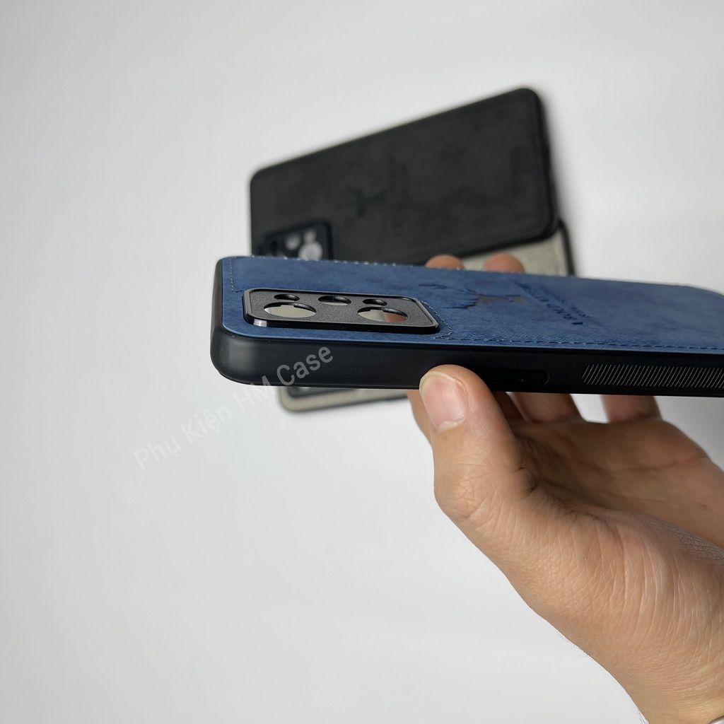 Ốp Lưng Realme GT,GT 2,GT 2 Pro - GT Neo,Neo 2,Neo 2T,Neo 3 - Q5,Q5 Pro,Q3,Q3 Pro,Q3i,V13,V15, Vải DEER hoạ tiết hươu