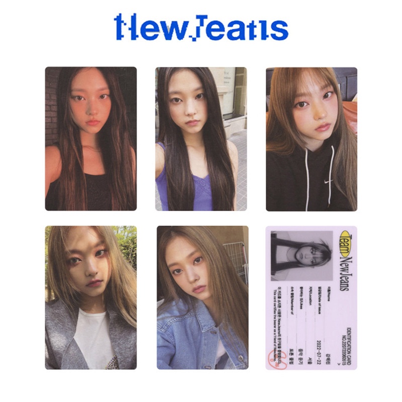YYchaoy Kpop New Jeans Photocards New Album Lomo Card Minji Hanni Danielle Haerin Hyein Fans Collection