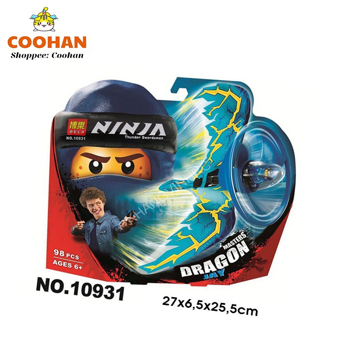 Lego con quay Ninja Go Lốc xoáy rồng điện mẫu mới nhất