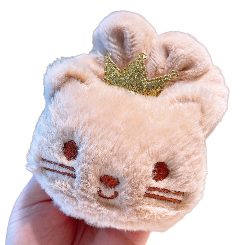 Dây Buộc Tóc Đuôi Ngựa Hình Mèo Nhồi Bông Đáng Yêu Giá Đỡ