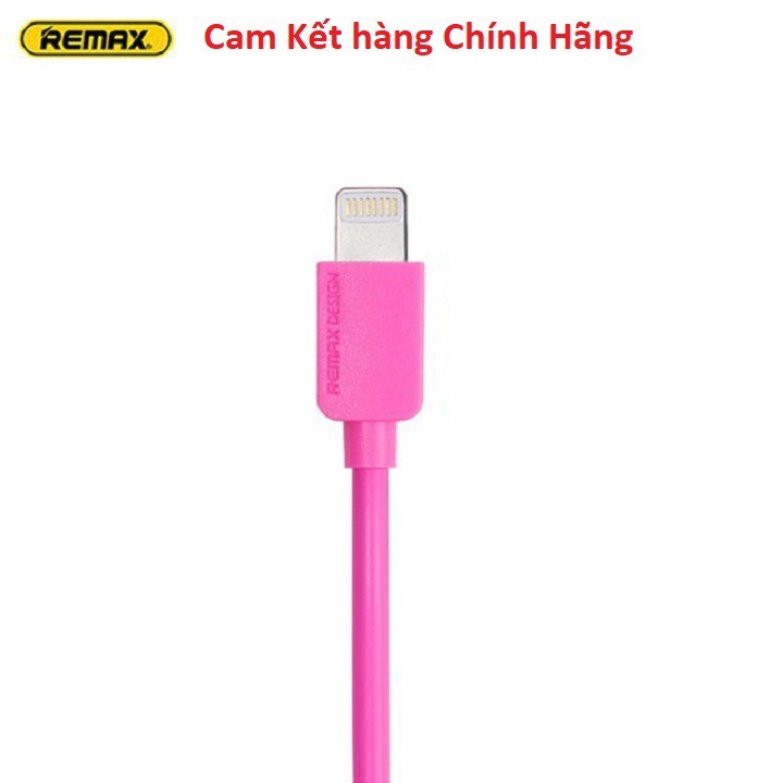 Cáp Sạc Lightning, Chính Hãng Remax RC-06i - Dài 2m - Chất Liệu Nhựa Cao Cấp - Bảo Hành 6 Tháng Lỗi Đổi Mới