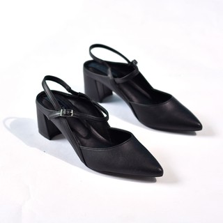 Giày Slingback Gót Vuông Nữ Merly 1341