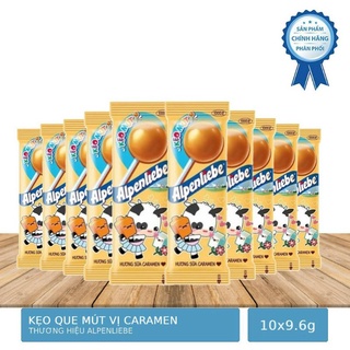 Combo 10 cây kẹo mút sữa alpenlibe