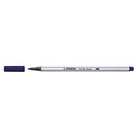 Bút lông đầu cọ viết calligraphy Stabilo Pen 68 Brush - Màu xanh dương (Night Blue - 22)