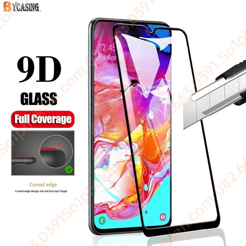 Kính cường lực Samsung A03 full màn hình, trong suốt, không chấm liti