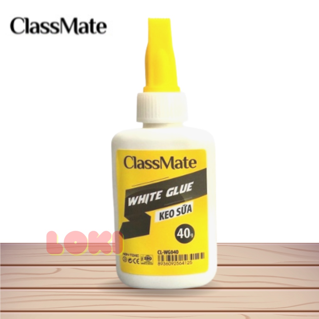 Keo sữa Classmate 40g, hồ sữa dán giấy thủ công, độ dính cao, an toàn - Soleil Home