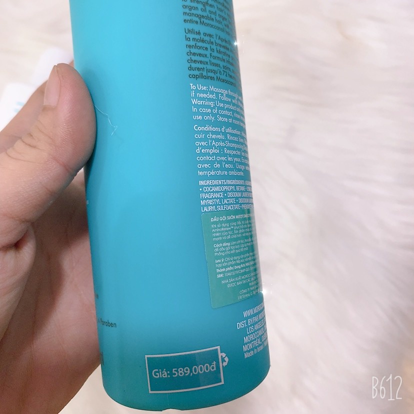 Cặp gội xã suôn mượt SMOOTH MOROCCANOIL 250mlx2