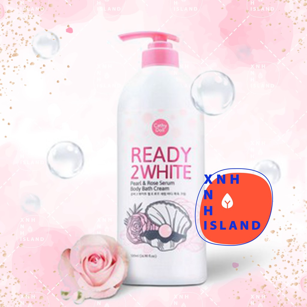 Sữa Tắm Cathy Doll Ready 2 White Pearl Rose Serum - 500ml