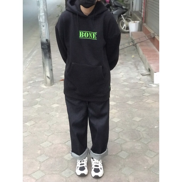 Áo hoodie local brand chính hãng unisex form rộng Bone Basic | BigBuy360 - bigbuy360.vn