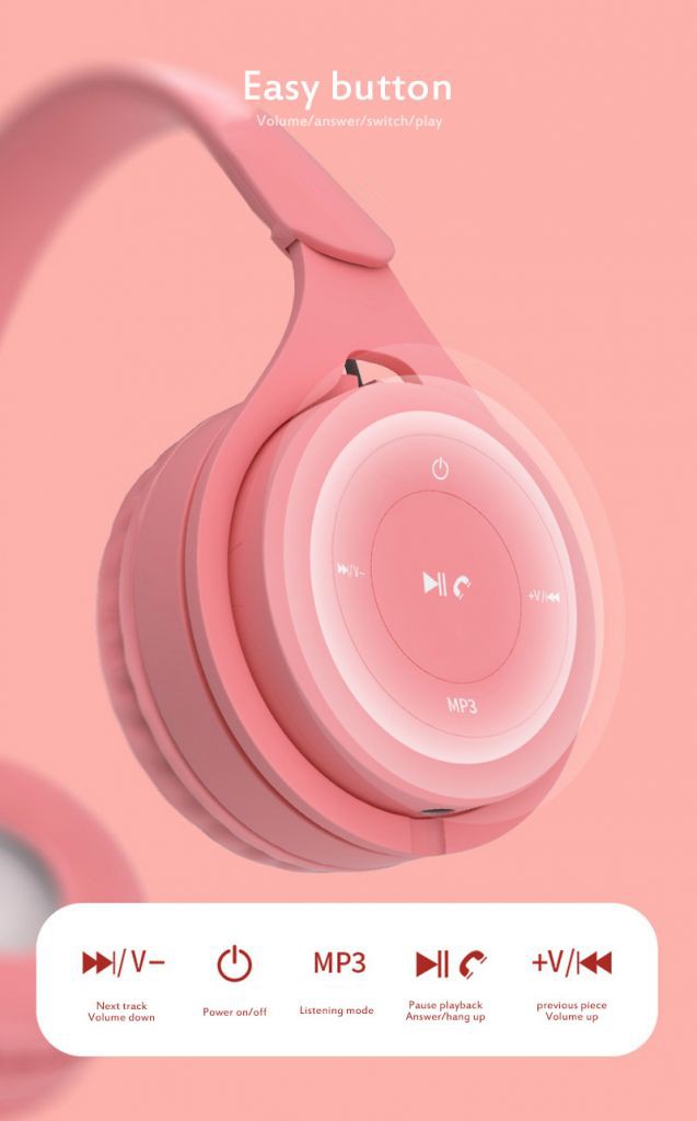 [IN STOCK] ❀Tai nghe Macaron Tai nghe Bluetooth 5.0 nhỏ gọn và dễ thương METREL