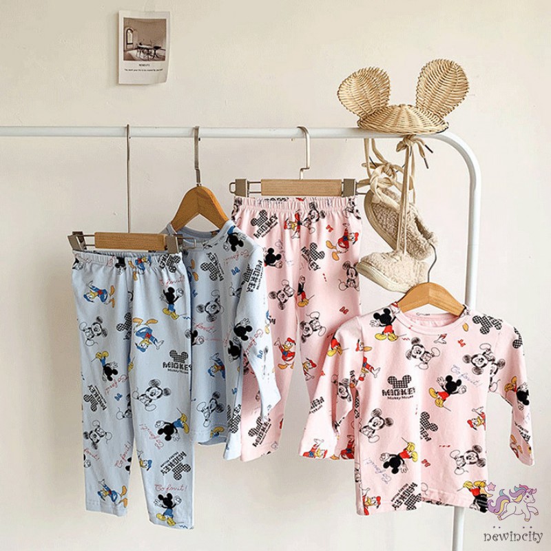 Set Áo Thun Tay Dài &amp; Quần Dài Dành Cho Bé