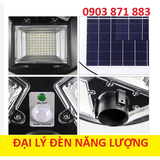 Đèn năng lượng mặt trời 250w ánh sáng vàng đĩa bay ufo siêu sáng - ảnh sản phẩm 2