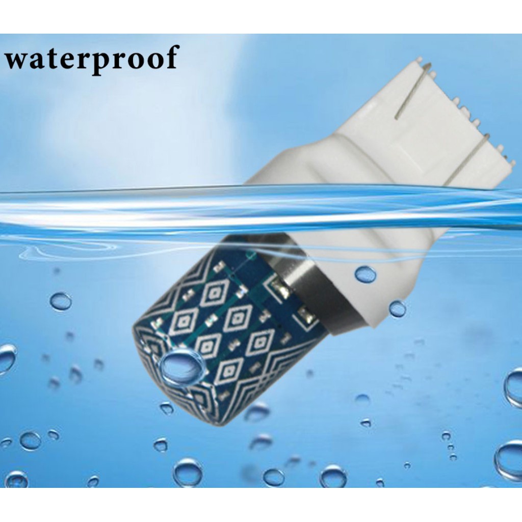 Đèn phanh LYMOYO RGB silicon chuyên dụng cho xe hơi 1157 BAY15D P21/ 5W T20 7443 W21/ 5W 24SMD