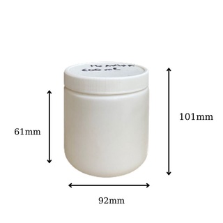 Hũ nhựa hdpe akina 200gr trắng đục