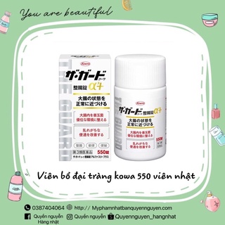 Viên uống Đại tràng Kowa Nhật bản 550 viên