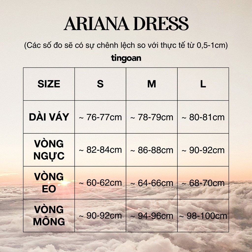 Váy nhún 2 kiểu cổ vuông trễ vai organza hack eo đen tingoan ARIANA DRESS /BL