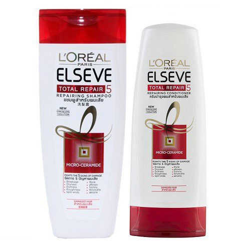 [Công Ty, Tem Phụ] Dầu Gội - Xả Phục Hồi Tóc Loreal Elseve Total Repair [COCOLUX] - L'Oreal