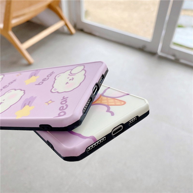 Ốp iphone - Ốp lưng imd new Gấu kem tím 6/6s/6plus/6splus/7/8/7plus/8plus/x/xs/xsmax/11/11promax-Awifi Case U1-18 | BigBuy360 - bigbuy360.vn