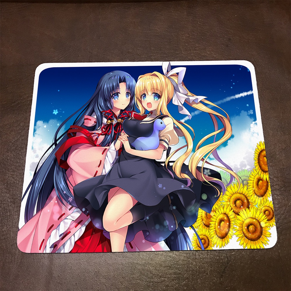 Lót chuột máy tính Anime Air Wallpapers 1 Mousepad cao su êm ái. Nhận in theo yêu cầu