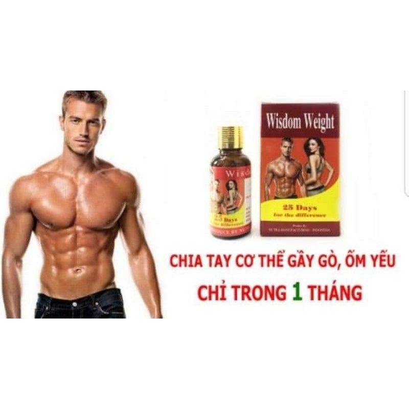 HỘP ĐỰNG TĂNG CÂN WISDOM WEIGHT - INDONESIA