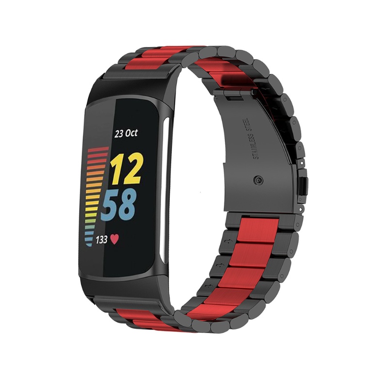 Dây Đeo Thay Thế Bằng Kim Loại Bền Chống Nước Thời Trang Cho Fitbit-Charge 5