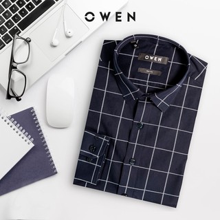 (OWEN GIẢM GIÁ ) - Áo sơ mi dài tay Owen chính hãng - AS80785D