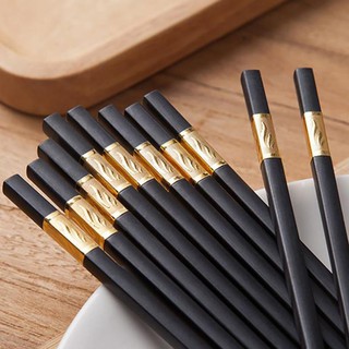 Bộ 10 Đôi Đũa Mạ Vàng Cao Cấp  [SIÊU RẺ] M&M