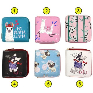 Bóp ví ngắn nữ cartoon họa tiết hoạt hình chó cún cute dễ thương - Link 16 - Monkeyshop078
