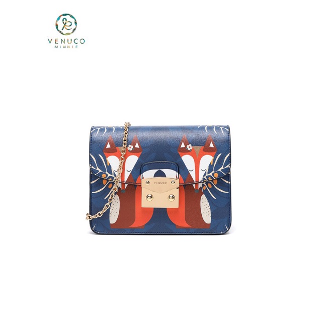 Túi xách nữ đeo chéo dạng hộp flora chính hãng Tây Ban Nha Venuco Madrid S402 nhiều màu