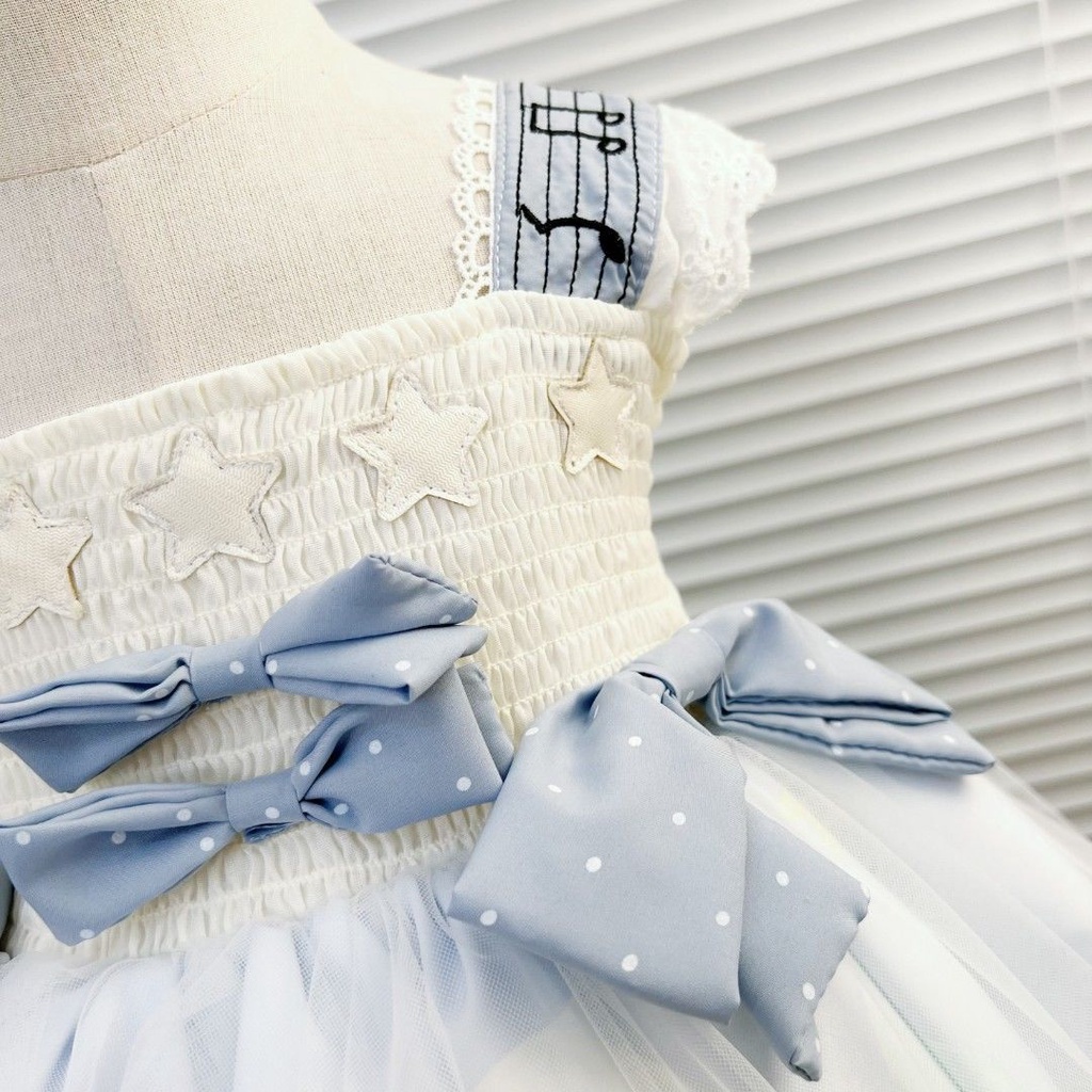 Đầm Công Chúa Lolita Phong Cách Phương Tây Thời Trang Xuân Hè Cho Bé Gái