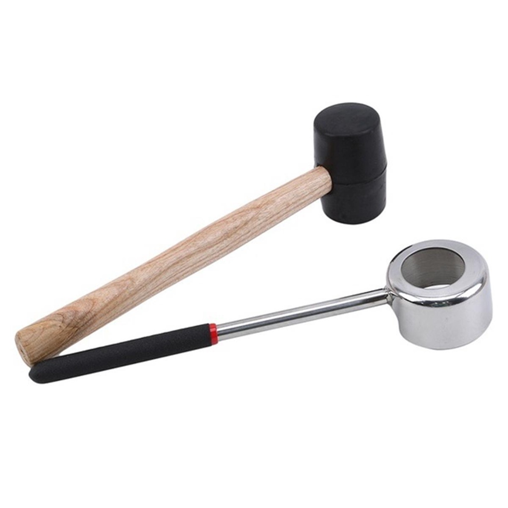 Bộ Dụng Cụ Khui Dừa N1N Bằng Thép Không Gỉ Tiện Dụng