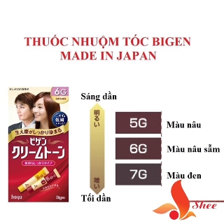 Nhuộm tóc phủ bạc Bigen Nhật Bản