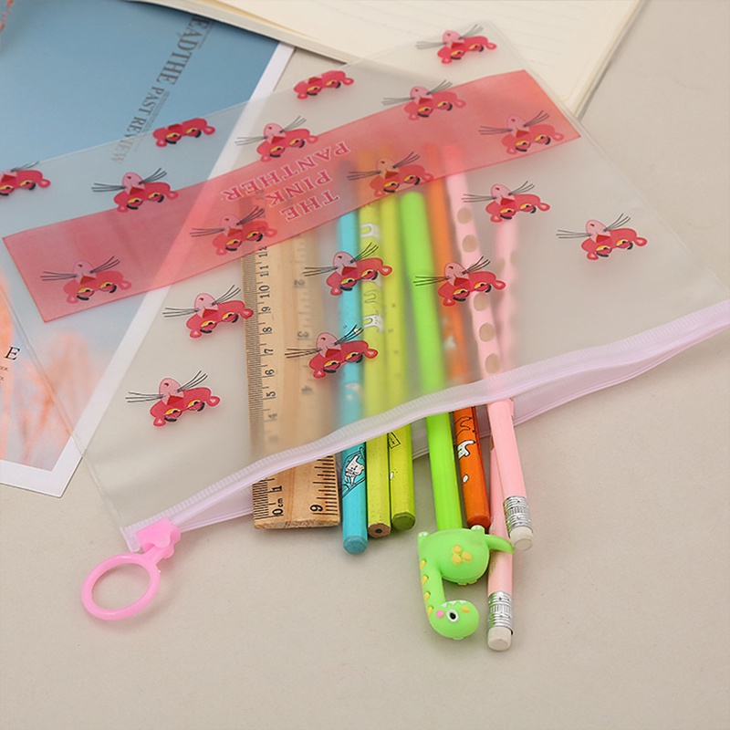 Túi Đựng Bút Bằng Poly Khóa Kéo Có Thể Tái Sử Dụng Cỡ A6 Cho Trường Học/Văn Phòng