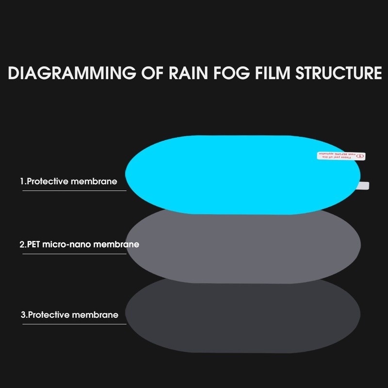 Miếng Dán Bảo Vệ Kính Chiếu Hậu Chống Thấm Nước Chống Sương Mù Cho Xe Hơi