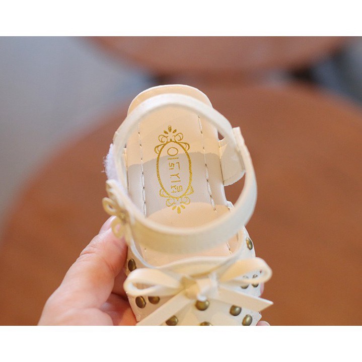 Giày Sandal Nơ Đế Mềm Kiểu Công Chúa Đáng Yêu Dành Cho Bé Gái 2021 (608)