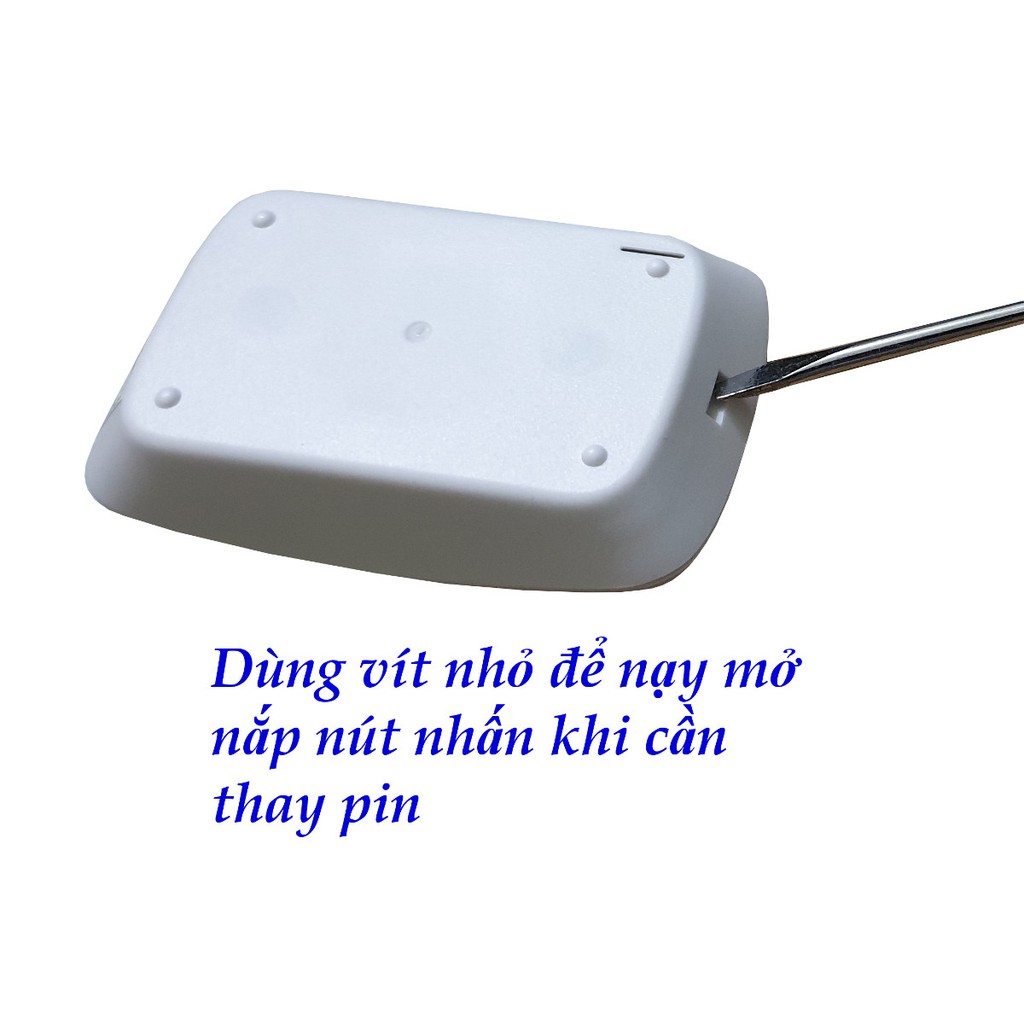 Bộ chuông cửa- 2 nút nhấn không dây đa năng ATA AT-916 - Có 2 kiểu nút nhấn
