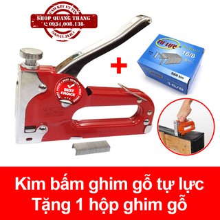Kìm bấm đinh ghim Gỗ tự lực TOP