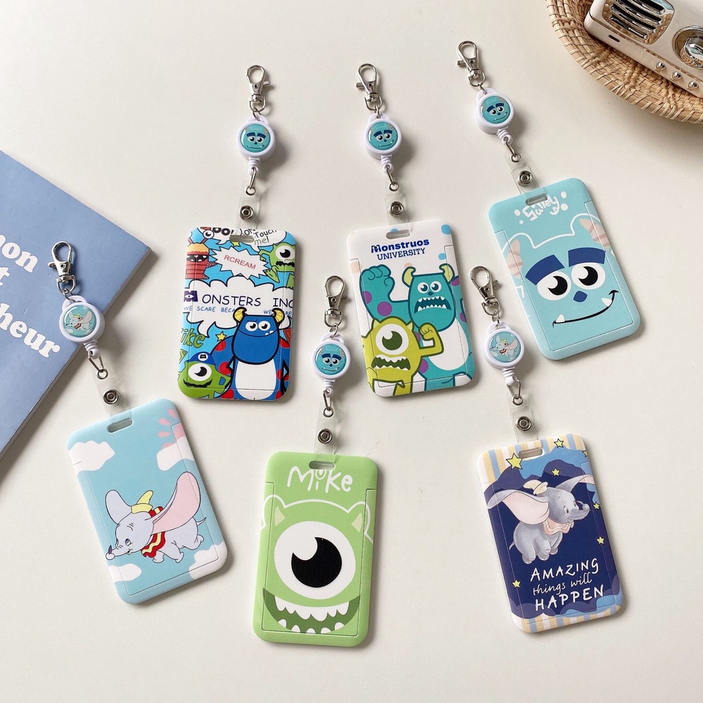 Móc Khóa Giữ Thẻ Điều Khiển Từ Xa Họa Tiết Monster University Mike Sulley Dumbo Đáng Yêu