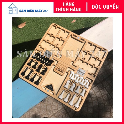 [FREESHIP] Bộ cờ vua V Square Chess (Bàn cờ gấp) URRA TOYS - Hàng thủ công 100%, Made in Vietnam