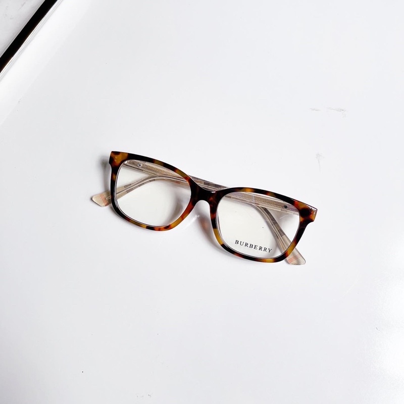 Gọng kính BURBERRY nhựa dẻo form vuông bầu cao cấp #4545-3