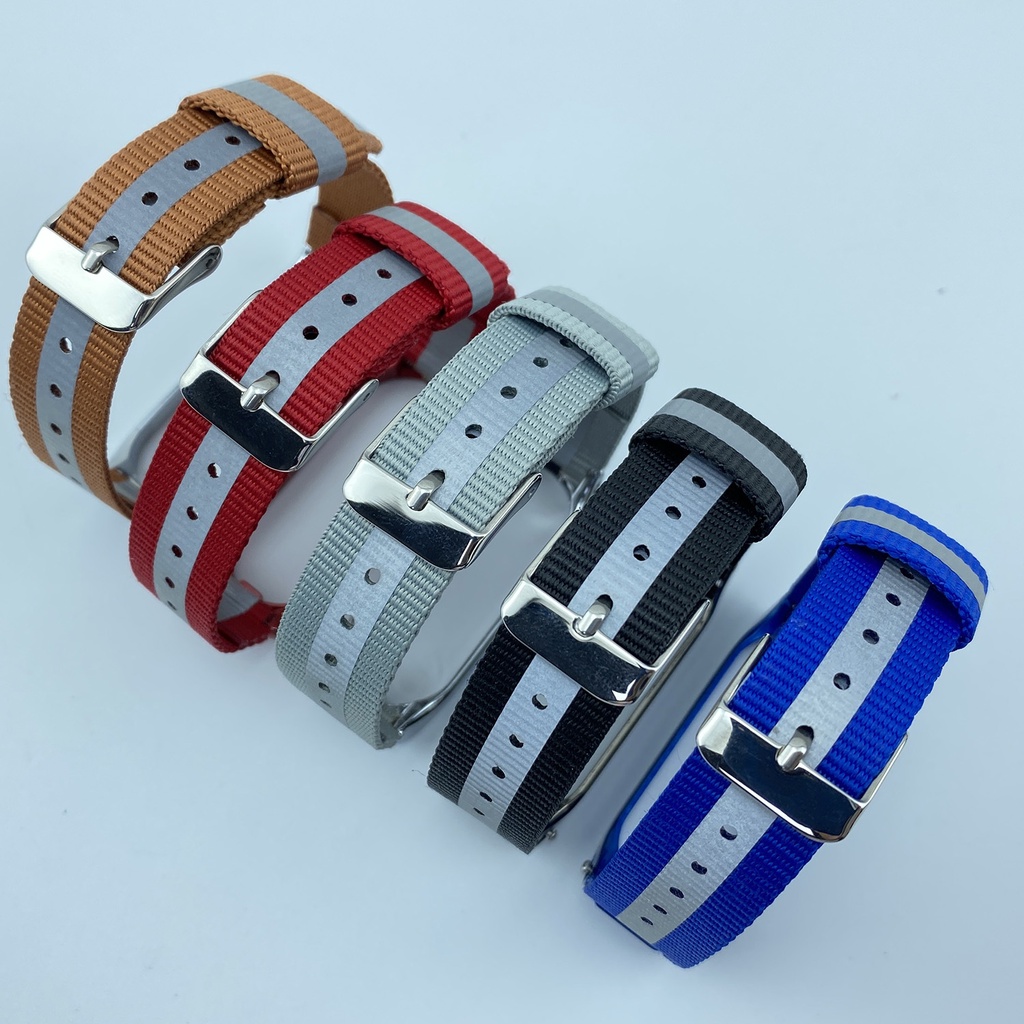 Dây Đeo Vải Dù Thay Thế Cho Đồng Hồ Thông Minh Xiaomi mi band 3 4 5 6