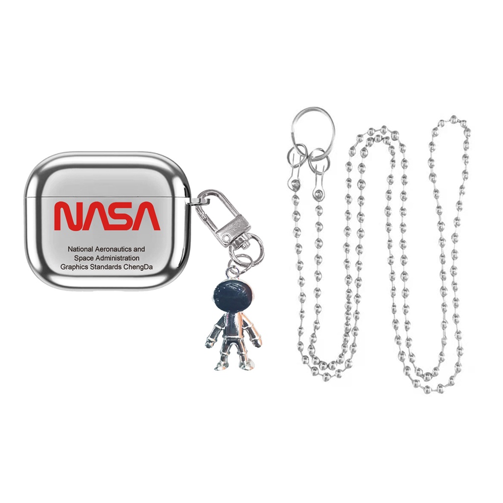 Fashion anime design cover airpods3 airpods1 / 2 pro wireless bluetooth earphone charging box protective case accessories + halterneck necklace