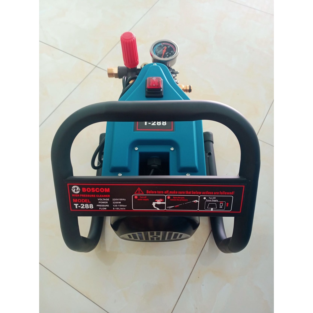 Máy rửa xe mini - Máy rửa xe áp lực cao BOSCOM T288 - BẢO HÀNH 3 MIỀN