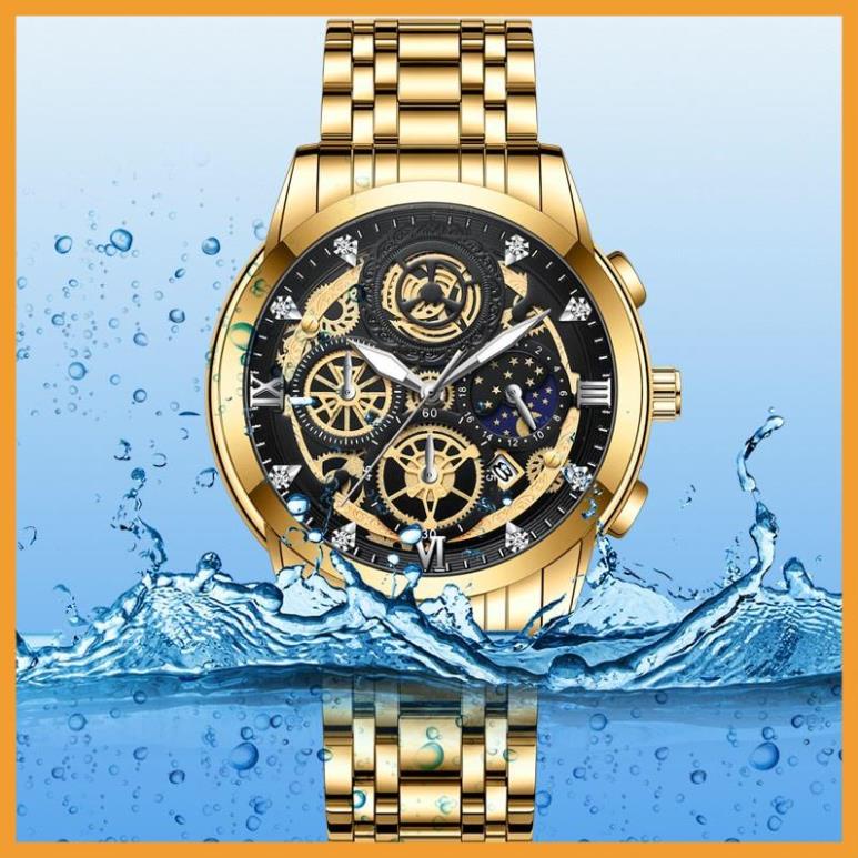 Đồng Hồ Nam Lộ Máy│Kim Phản Quang│Chống Nước│Hiển Thị Lịch│Thương Hiệu Vava Voom - Model 2452