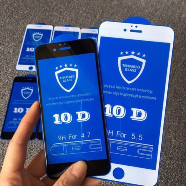 Cường lực 10 D hàng tốt cho iphone 6-Ip 11pro-12pro max